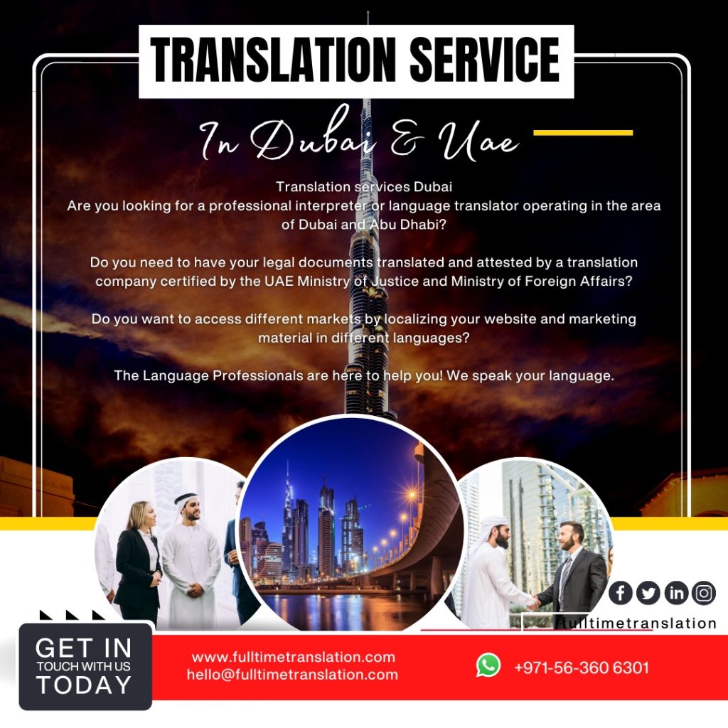 Translation Services in Dubai: Your Reliable Language Solution. Trust our professional translation office in Dubai for accurate and timely language services. Enhance communication and expand your business reach.