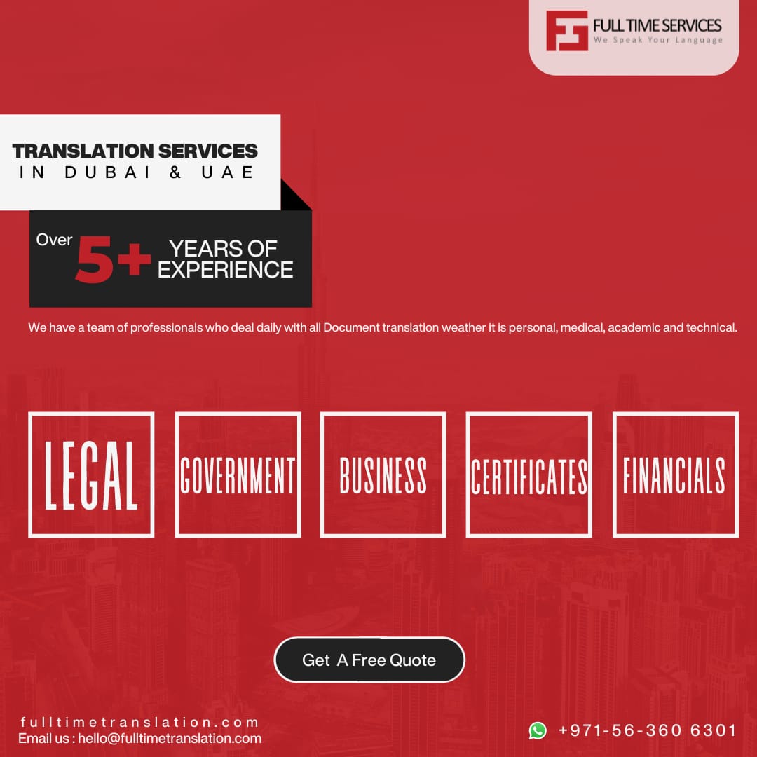Legal Translation Service In UAE Our exceptional translation service in UAE ensures precision and clarity for all your legal needs. Trust the experts who understand the intricacies of legal language. Experience flawless translations that transcend borders. Contact us now!
