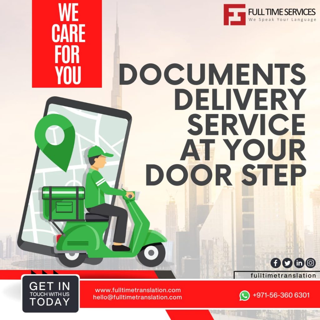 Effortless Communication, Delivered: Experience Unparalleled Document Translation Services in Dubai. Contact us today and have your translated documents conveniently delivered to your doorstep!