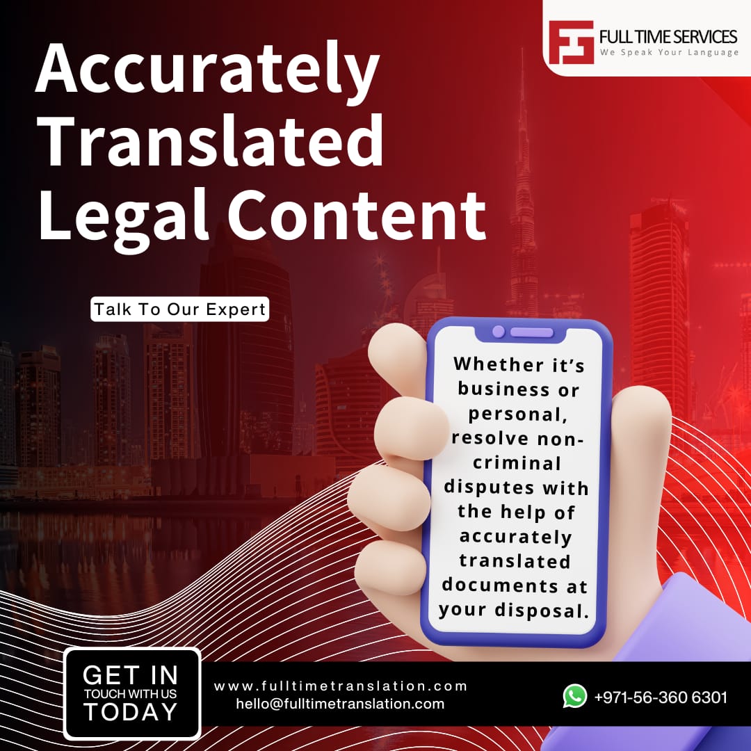 Translating legal contracts accurately is crucial to avoid misunderstandings and legal complications. Learn about the best practices and key considerations employed by full-time legal translation companies in Dubai to ensure precise contract translations.