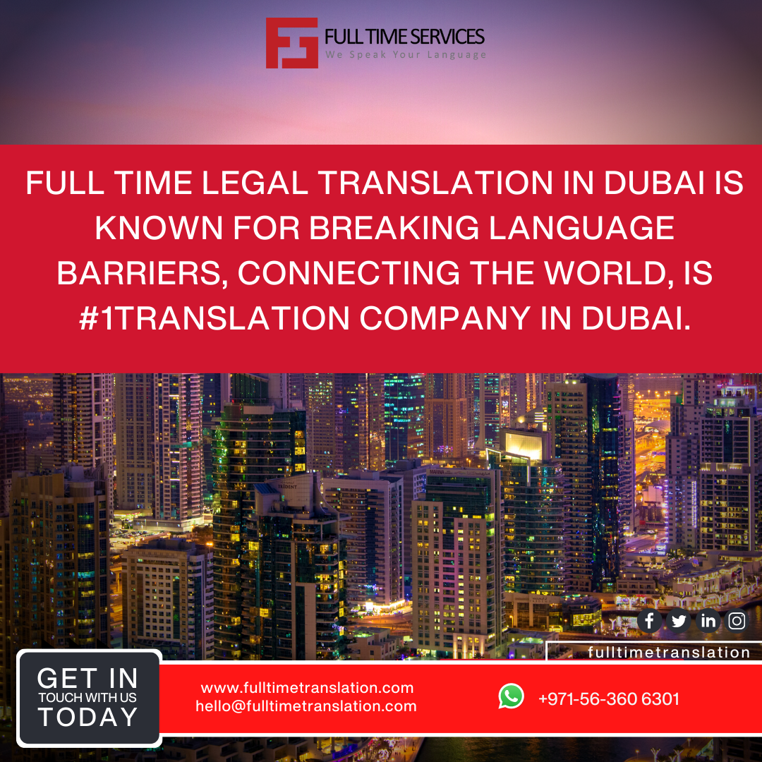 Legal Translation Services in Dubai