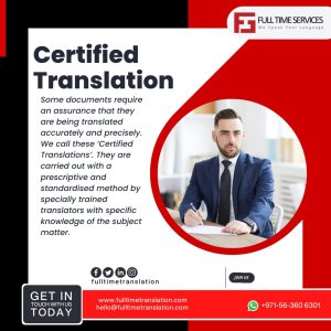 Certified Translation Services 
