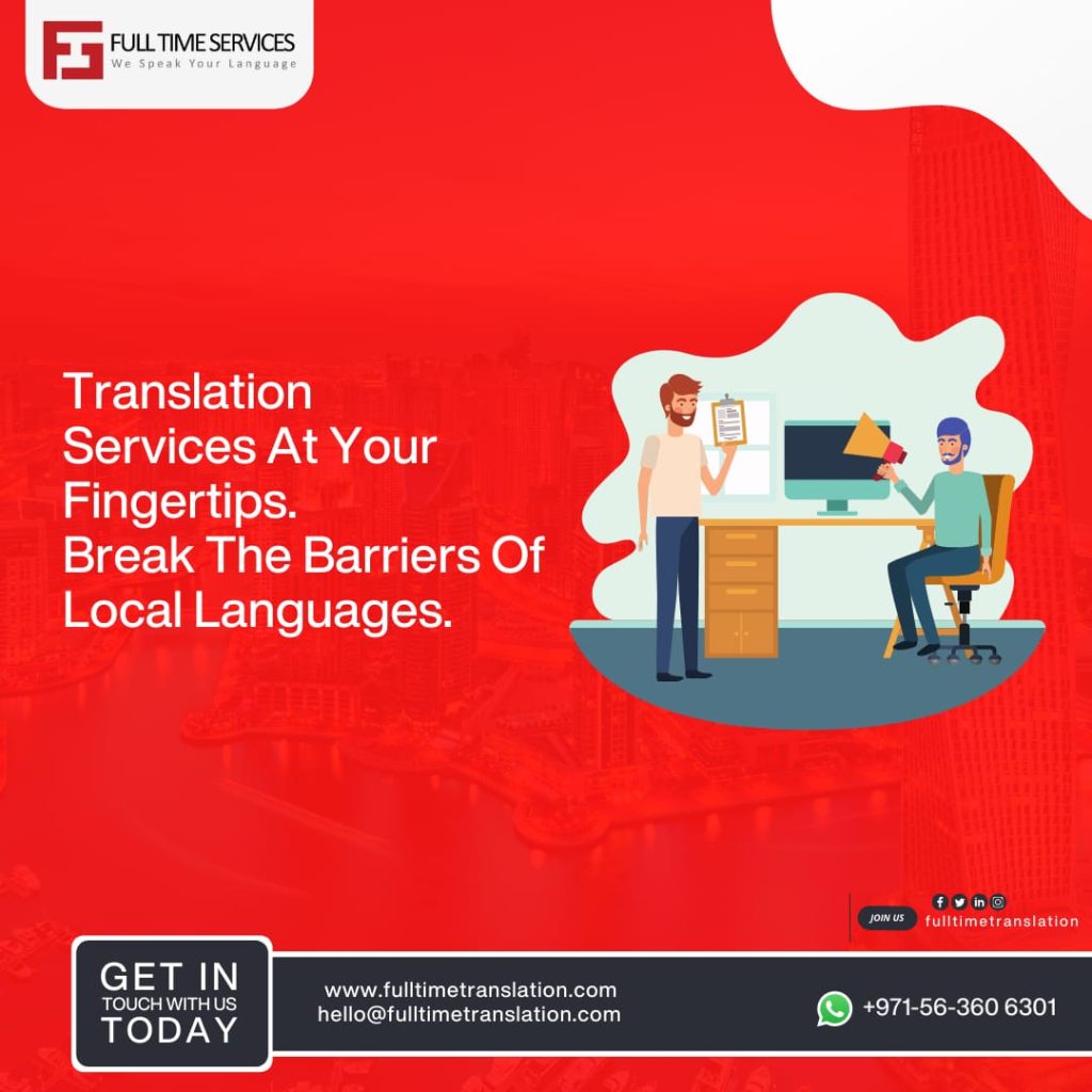 From Arabic to English, Mandarin to Spanish, our Quick Translation Services in Dubai cover a wide range of languages.
