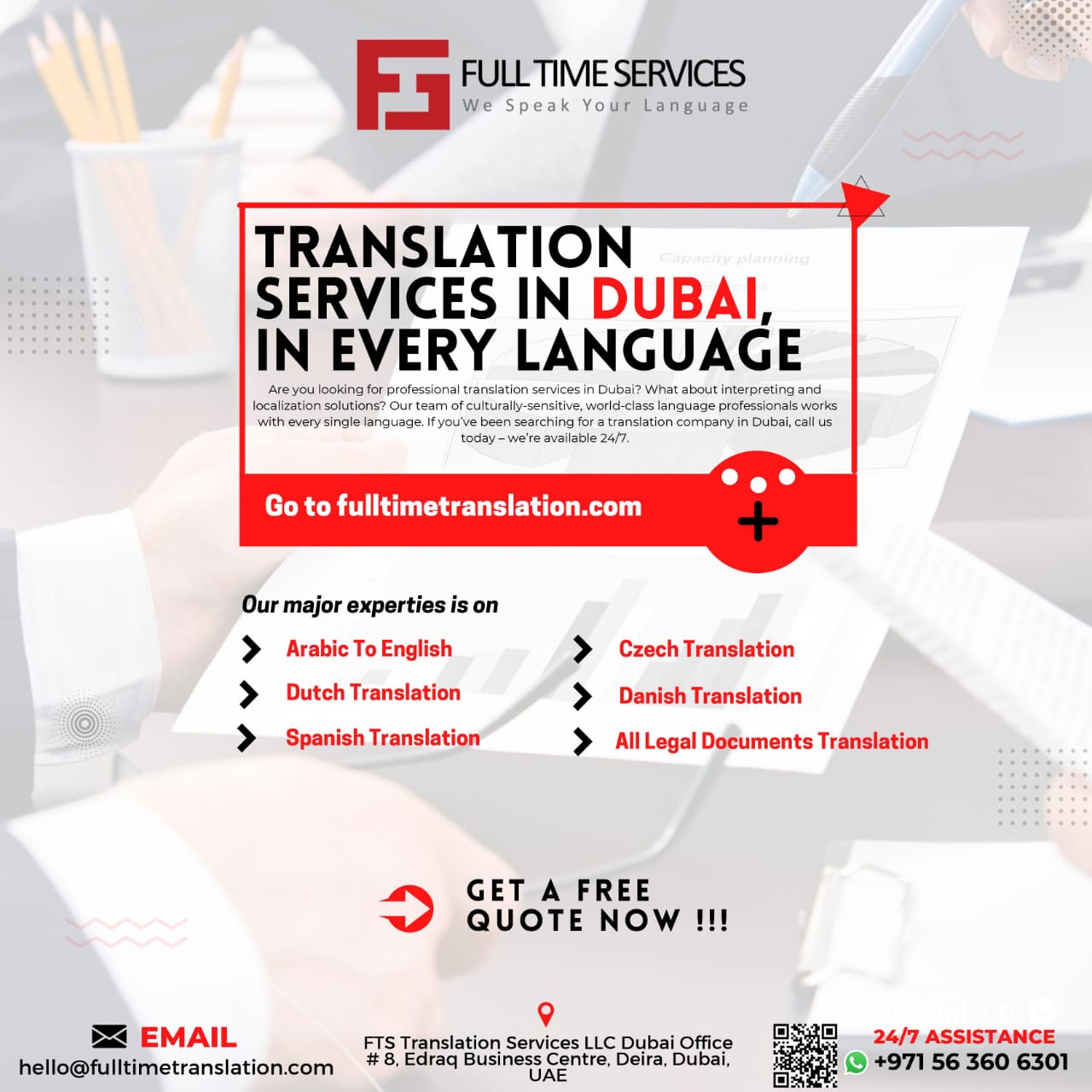 Turn your Arabic legal documents into flawless English versions with our expert translators.